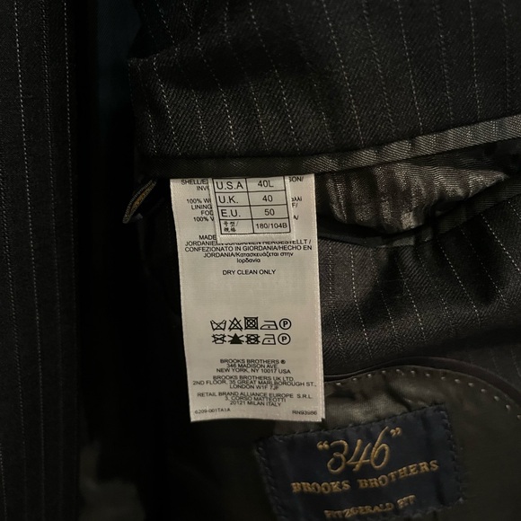 Men’s Brooks Brothers Suit 40L - Picture 2 of 6
